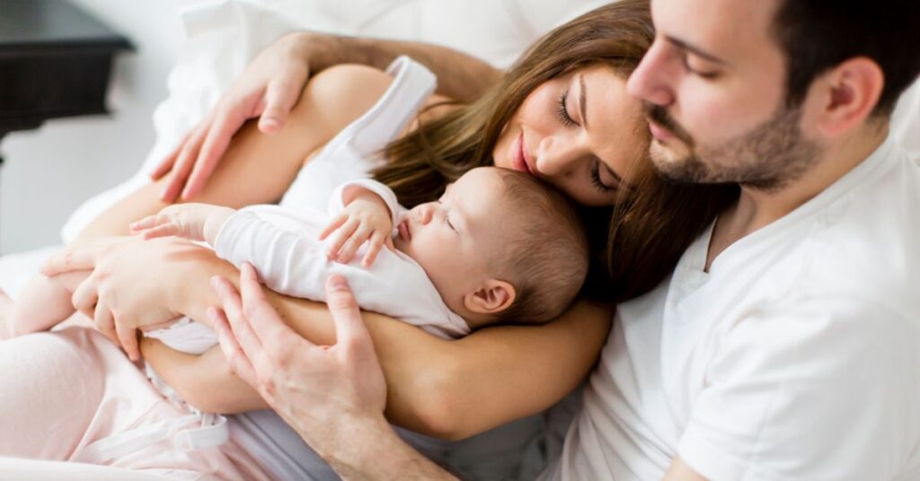 new parents with baby health insurance
